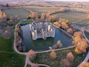 Medieval castle surrounded by moat | managed updates and web hosting for hacked websites wordpress