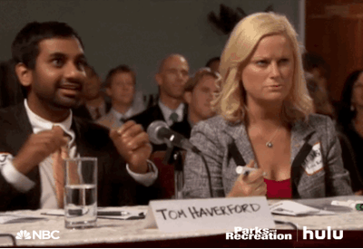 Work Conference Gif - Parks and Rec